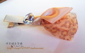 指尖復(fù)古風(fēng)尚 阿呆猴原創(chuàng)手工絹紗鉆豹紋發(fā)夾，點(diǎn)亮酒紅甜美元旦